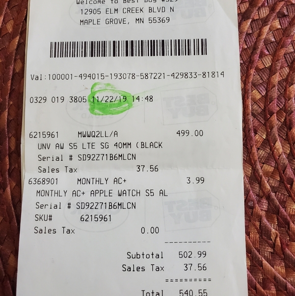 Apple Watch Gen 5 Series 5 Cell 40mm Space Gray Al - Picture 2 of 8